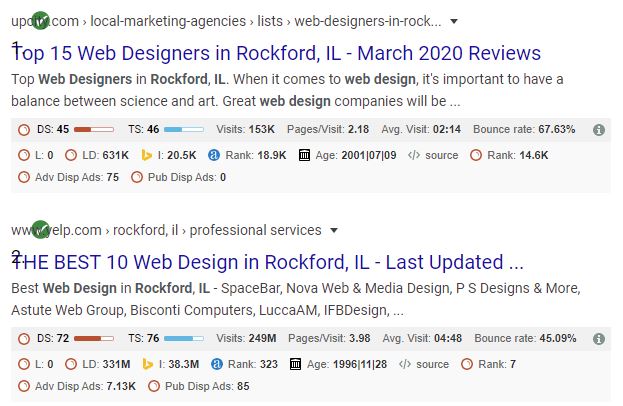 Website design rockford il search results